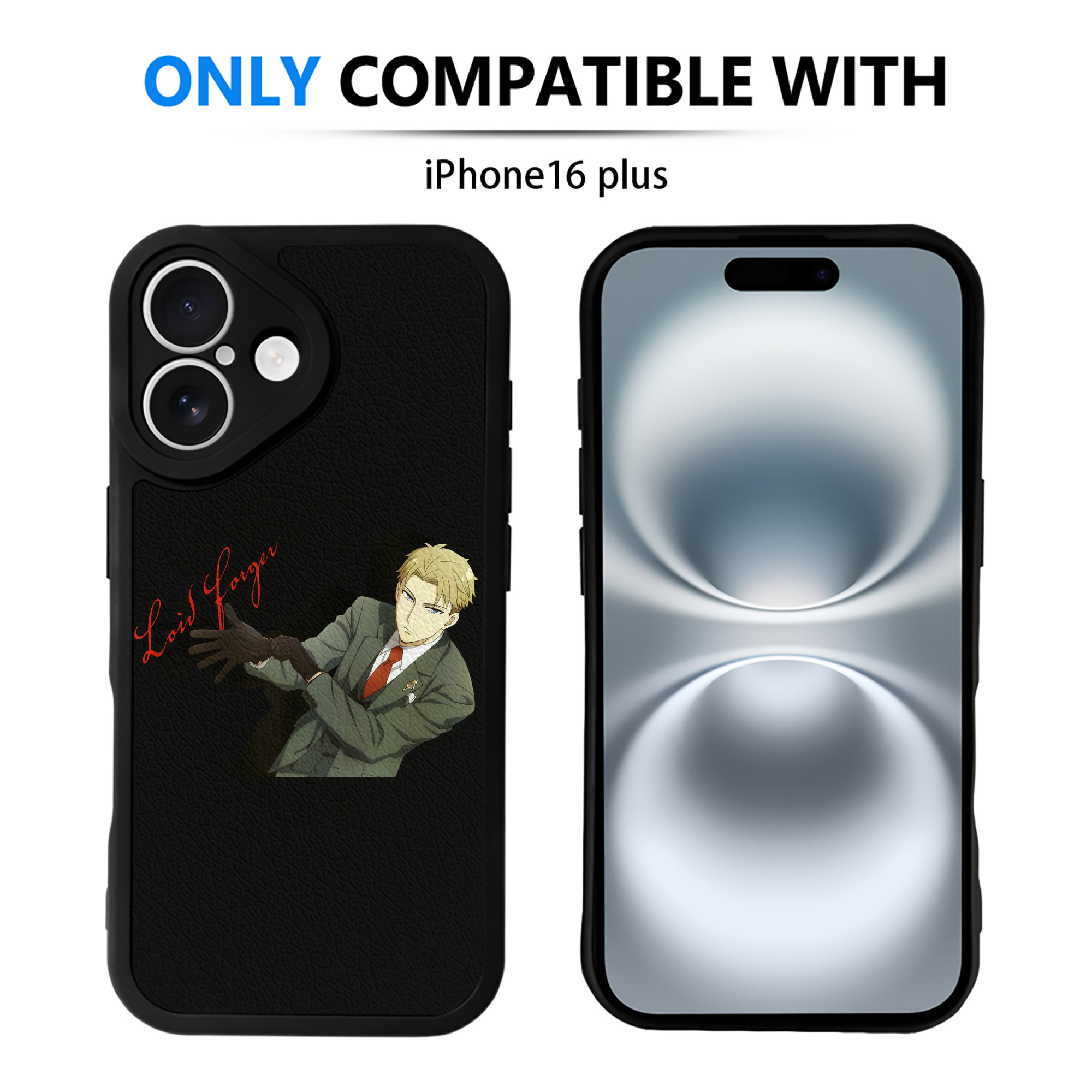 （画像用） SPY×FAMILY间谍家家酒 【iPhone 16シリーズ対応】シリコンスマホケース（レザー調） 材質：シリコン